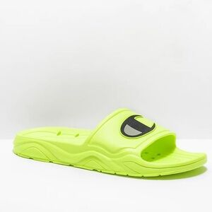 Champion Men’s Hydro C Side Sandals Neon